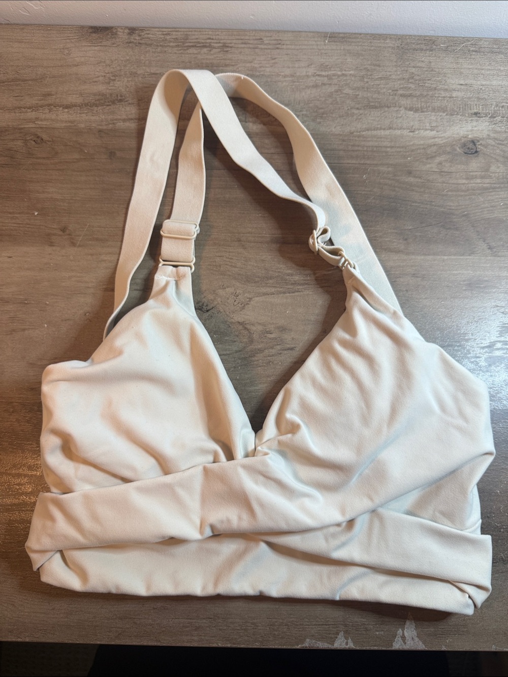 BuffBunny Cream Sports Bra